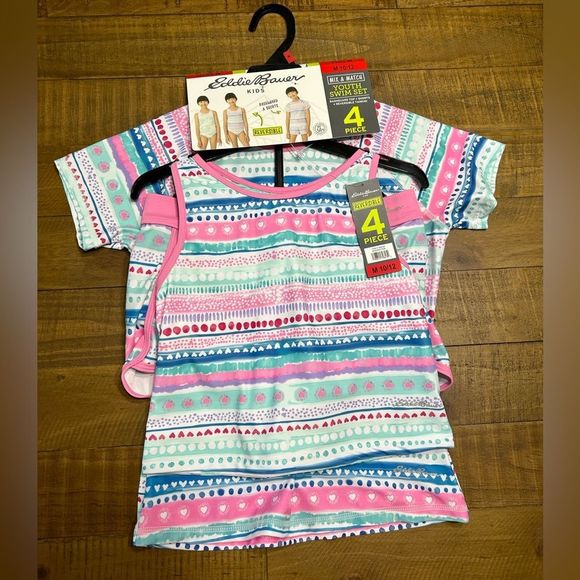 Eddie Bauer Girl's 4-Piece Swim Set - Picture 2 of 6